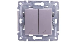 DANTE Łącznik schodowy podwójny inox 454119