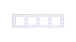 Unica Plus Ramka poczwórna szary pozioma MGU6.008.865