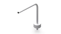 OG Wysięgnik lampowy na słup żerdziowy fi 48,3 mm 120stopni fi218 40610102