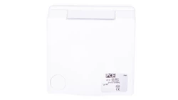 Gniazdo natynkowe przelotowe 16A 5P 400V białe IP44 DESIGN 865-6v