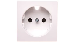 Simon 82 Pokrywa gniazda pojedynczego SCHUKO z/u IP20 biała 82041-30