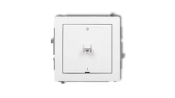 DECO Łącznik dwubiegunowego w stylu amerykańskim biały DWPUS-9