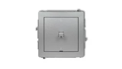 DECO Łącznik dwubiegunowego w stylu amerykańskim srebrny metalik 7DWPUS-9