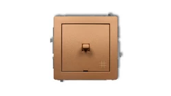 DECO Łącznik krzyżowy w stylu amerykańskim złoty metalik 8DWPUS-6