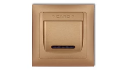 DECO Łącznik hotelowy DECO Soft złoty metalik 8DSHSO-1