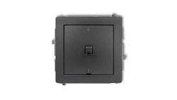 DECO Łącznik dwubiegunowego w stylu amerykańskim grafitowy 11DWPUS-9