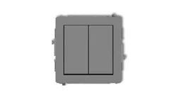 DECO Łącznik świecznikowy szary mat 27DWP-2