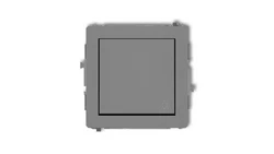 DECO Przycisk /światło/ szary mat 27DWP-5