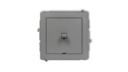 DECO Łącznik dwubiegunowego w stylu amerykańskim szary mat 27DWPUS-9