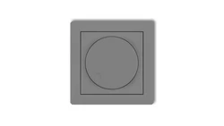 DECO Regulator elektroniczny oświetlenia przyciskowo-obrotowego do lamp LED szary mat 27DRO-2