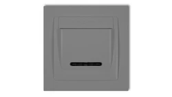 DECO Łącznik hotelowy szary mat 27DSH-1