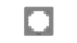 Ramka pośrednia do łączników IP44 szary mat 27DRPH