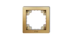 Ramka pośrednia do łączników IP44 złoty 29DRPH