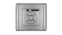 FLEXI Elektroniczny sterownik roletowy (przycisk strefowy) srebrny metalik 7FSR-5