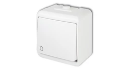 JUNIOR Przycisk /dzwonek/ podświetlany biały WHE-4L