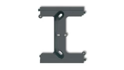 DECO Moduł rozszerzający puszkę natynkową pojedynczą, składaną do ramek wielokrotnych DECO grafitowy mat 28DPU-2