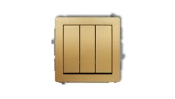 DECO Łącznik potrójnego złoty 29DWP-7