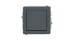 DECO Przycisk /światło/ grafitowy mat 28DWP-5