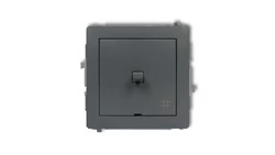 DECO Łącznik krzyżowy w stylu amerykańskim grafitowy mat 28DWPUS-6