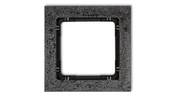 DECO Ramka uniwersalna pojedyncza - beton (ramka: antracytowa spód: czarny) antracyt 11-12-DRB-1