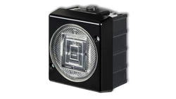 SENIOR Łącznik jednobiegunowy podświetlany czarny 12WHS-1L