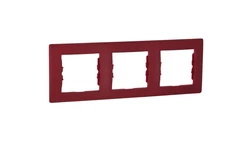 Sedna Ramka potrójna czerwona pozioma SDN5800541