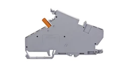 Złączka szynowa 6mm2 z izolowanym gniazdem pomiarowym do przekładników prądowych szara 282-865 /20szt./