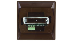 AKCENT Gniazdo telefoniczne pojedyncze RJ11 brązowe GPT-1A/24