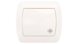 Simon Akord Łącznik krzyżowy biały AW7/11