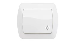 Simon Akord Przycisk /światło/ biały AS1/11