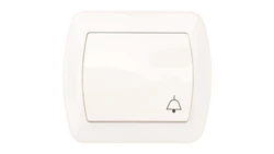 Simon Akord Przycisk /dzwonek/ biały AD1/11