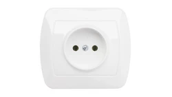 Simon Akord Gniazdo pojedyncze b/u 16A IP20 białe AG1e/11