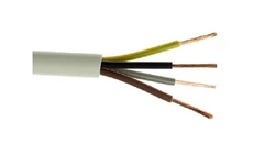 Przewód warsztatowy H05VV-F (OWY) 4x1,5 żo biały /50m/