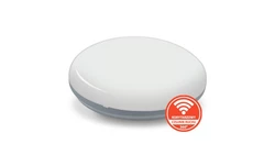 Plafon SUN n/t 13W AC 230V 50Hz 4000K (neutr.) 120 st. IP54 z koryt. czujnikiem ruchu 1370lm PL-SUN/LED/13W/CRK srebrny