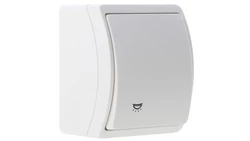 Koala Przycisk /światło/ n/t IP44 biały VW 156-01 61.351