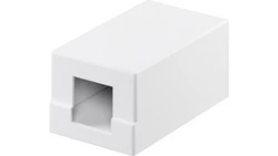 Pusta obudowa Keystone 1-port - umożliwia łatwy montaż metodą Snap-In 79355