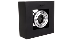 Oprawa punktowa sufitowa GU10 10W STOBI DLP 50-B czarna 26830