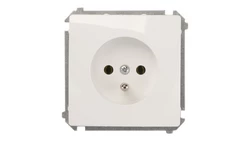 Simon Basic Gniazdo pojedyncze z/u 16A IP20 białe BMGZ1.01/11