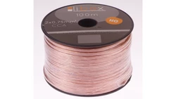Przewód głośnikowy CCA 2x0,75 ECa LB0006 LIBOX /100m/