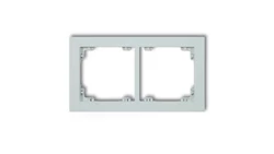 DECO Ramka podwójna DECO Pastel Matt lodowy błękit 47DR-2