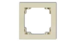 DECO Ramka pojedyncza DECO Pastel Matt orzech ziemny 44DR-1