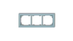 DECO Ramka potrójna DECO Pastel Matt lazurowy 48DR-3