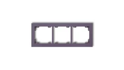 DECO Ramka potrójna DECO Pastel Matt wrzosowy 50DR-3