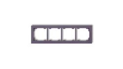 DECO Ramka poczwórna DECO Pastel Matt wrzosowy 50DR-4