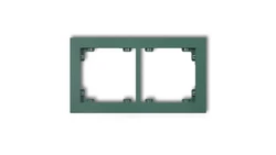 DECO Ramka podwójna DECO Pastel Matt szmaragdowy 51DR-2