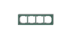DECO Ramka poczwórna DECO Pastel Matt szmaragdowy 51DR-4