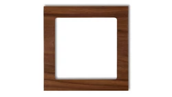 DECO Ramka pojedyncza - drewno (orzech amerykański) orzech amerykański DRD-1E