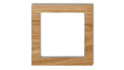DECO Ramka pojedyncza - drewno (dąb) dąb DRD-1F