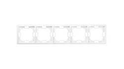 Simon Basic Standard Ramka pięciokrotna biała BMR5/11