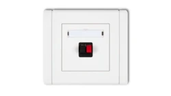 FLEXI Gniazdo głośnikowe pojedyncze biały FGG-1